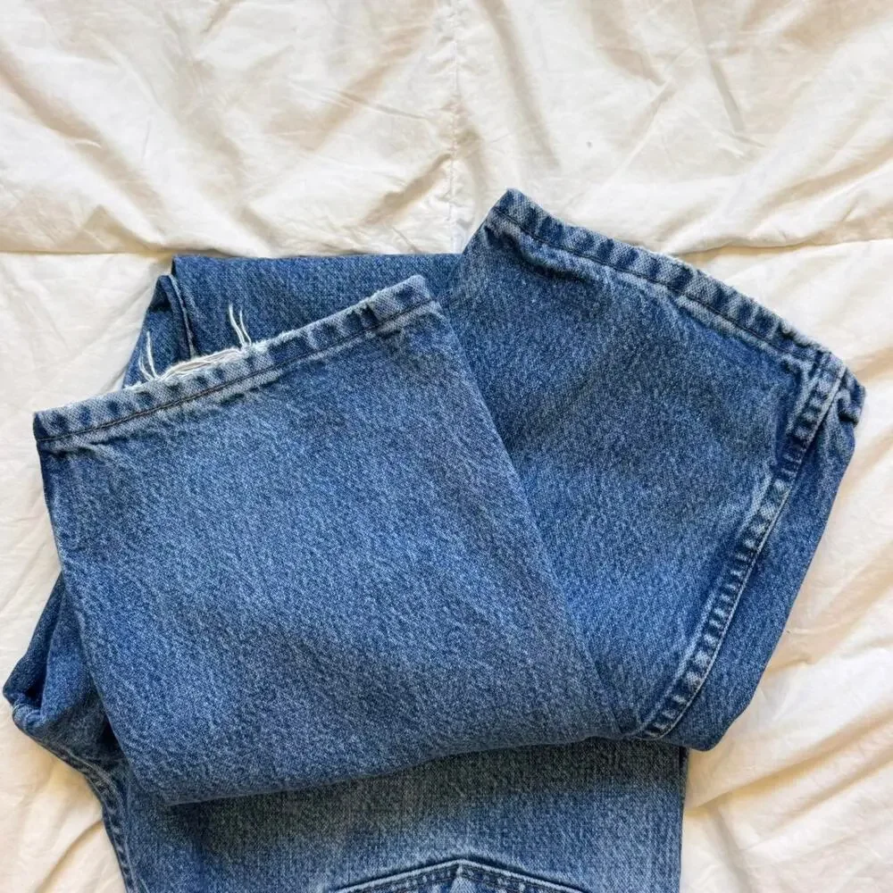 wrangler Regular fit mid‎ rise tapered jeans heavyweight 40x30 47MWZDS casual